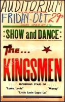 Scarce Cardboard Kingsmen Sacramento Poster