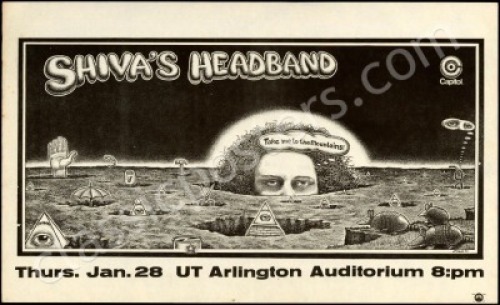1971 Shiva's Headband Handbill