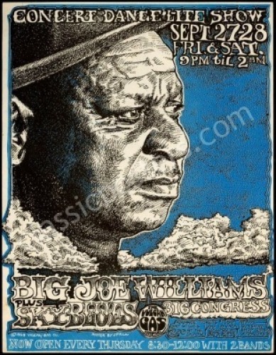 Big Joe Williams Vulcan Gas Handbill