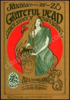 Scarce Original FD-45 Grateful Dead Poster