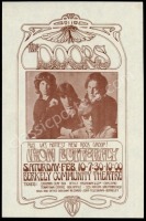 Rare 1968 The Doors Berkeley Handbill