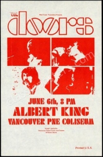 Very Nice The Doors Vancouver Handbill