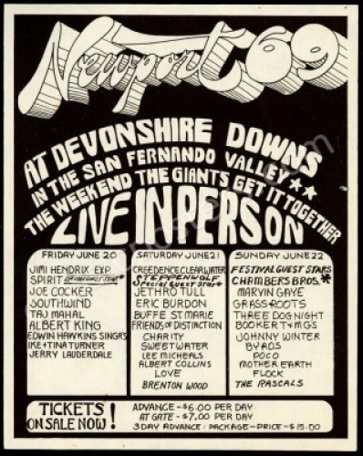 Scarce Newport '69 Handbill