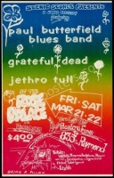 Rare AOR 3.48 Grateful Dead Handbill