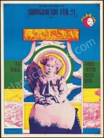 Rare Original Cream Earl Warren Poster