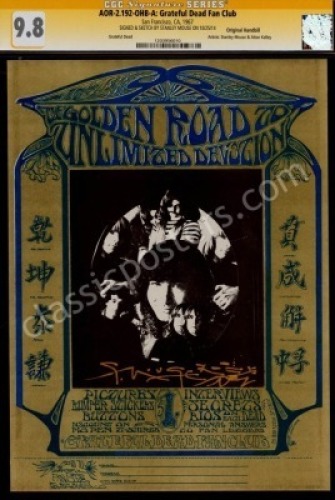 Superb Signed and Certified AOR 2.192 Handbill