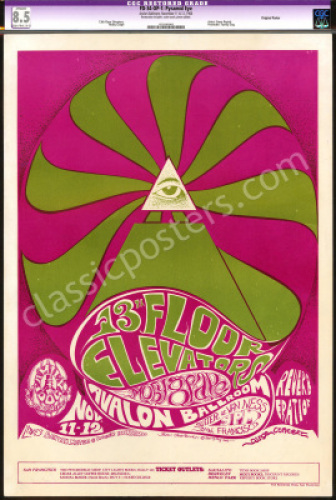 Original FD-34 13th Floor Elevators Poster