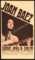 Joan Baez Berkeley Handbill