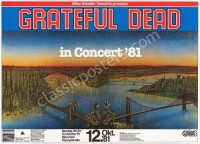 Very Nice 1981 Grateful Dead Munich Poster