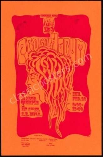 Rare 1969 Procol Harum Poster