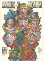 1971 Frank Zappa Dusseldorf Poster