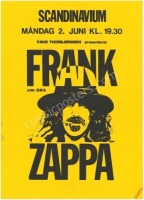 1979 Frank Zappa Sweden Poster