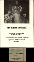 Jimi Hendrix Program and Ticket Set