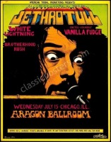 Killer Jethro Tull Aragon Ballroom Poster