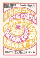 Beautiful 1967 Otis Redding Manchester Poster