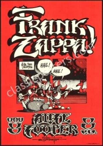 Attractive AOR 4.124 Frank Zappa Poster