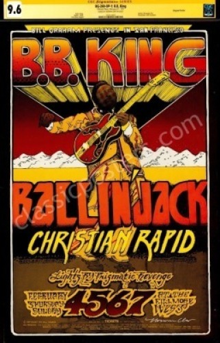 Awesome Signed BG-269 B.B. King Poster