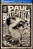 Rare Signed Original FD-3 Paul Butterfield Poster