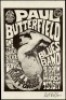 Signed FD-3 Paul Butterfield Handbill