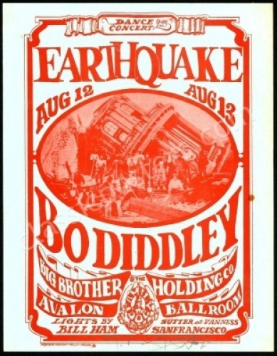 Scarce Signed FD-21 Earthquake Handbill
