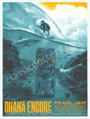 Gorgeous 2021 Pearl Jam Poster