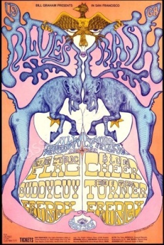 Interesting BG-128 Blues Bash Poster