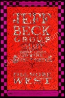 Signed BG-148 Jeff Beck Group Poster