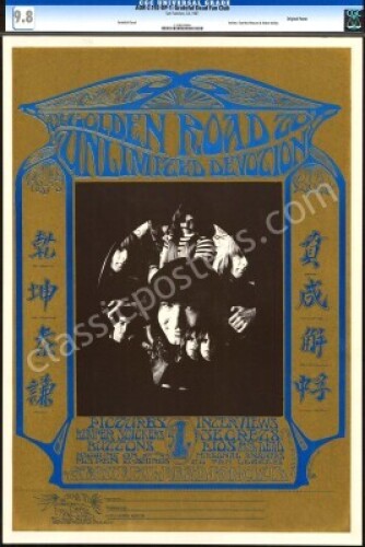 Superb AOR 2.192 Grateful Dead Fan Club Poster