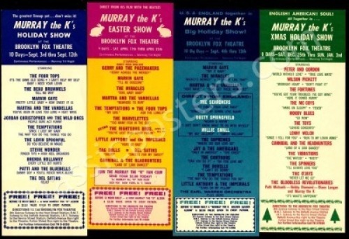 Four Elusive Murray the K Handbills