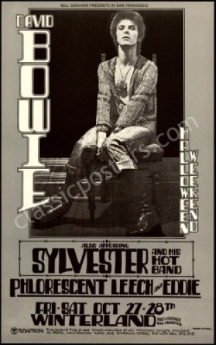 Pristine David Bowie Winterland Poster