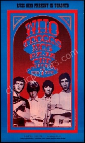 Beautiful Original The Who Toronto Poster