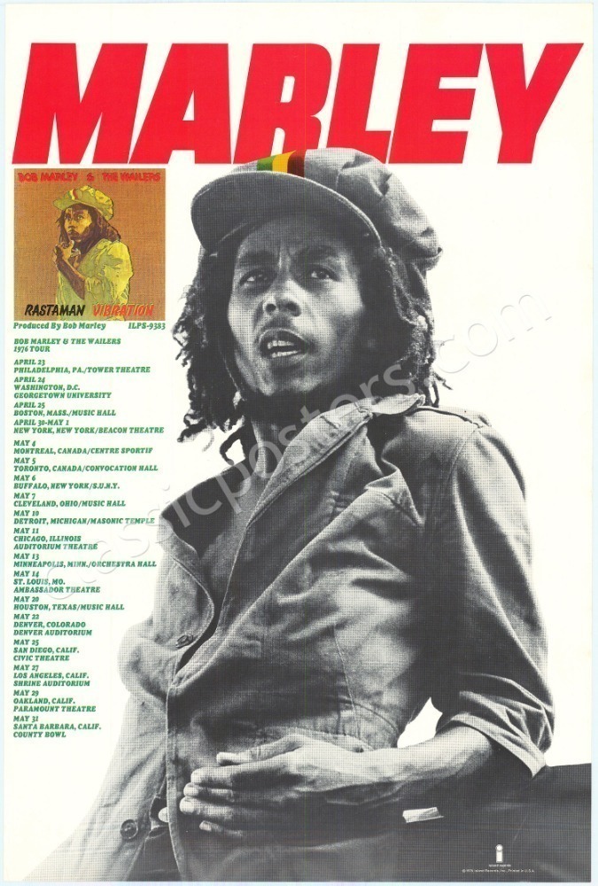 Bob Marley Unisex T-Shirt Rastaman Vibration Tour 1976 - Foto 6