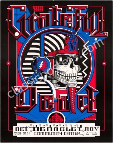 Popular 1984 Grateful Dead Berkeley Poster