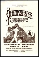 Very Nice Quicksilver Houston Handbill