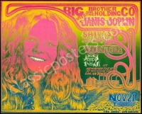 Beautiful Janis Joplin Vulcan Gas Handbill