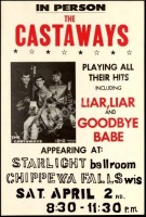 1966 Castaways Wisconsin Poster