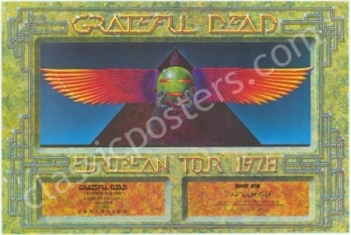 Superb Grateful Dead Rainbow Theatre Poster