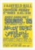 Rare Moody Blues and The Yardbirds Poster