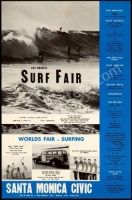 Beach Boys 1962 Los Angeles Surf Fair Poster