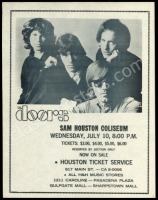 Rare The Doors Houston Handbill