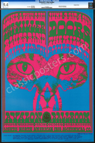 Near Mint Original FD-64 The Doors Poster