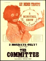 Choice San Francisco Mime Troupe Minstrel Show Poster