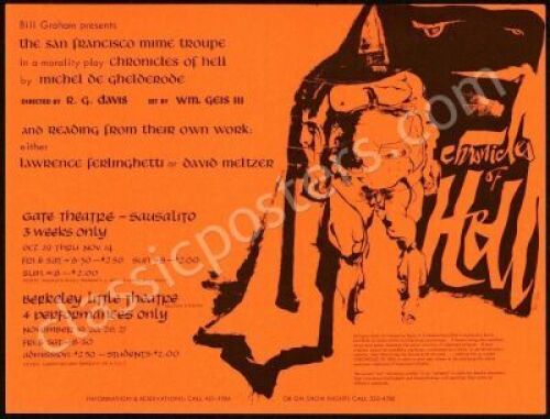 Scarce San Francisco Mime Troupe Handbill