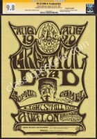 Superlative Signed FD-22 Grateful Dead Handbill