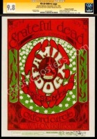 Superb Signed FD-33 Grateful Dead Handbill