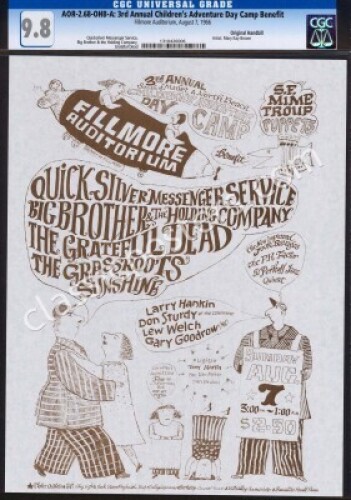 Scarce Certified AOR 2.68 Day Camp Handbill