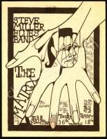 Scarce 1967 Steve Miller Matrix Handbill