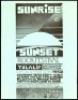 1969 Sunrise Sunset Rock Festival Handbill