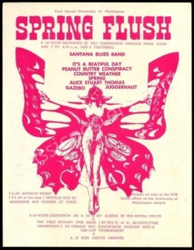 University of Washington Spring Flush Handbill