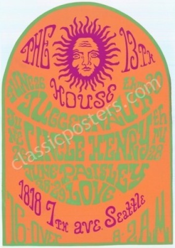 Possibly Unique 13th House Seattle Poster